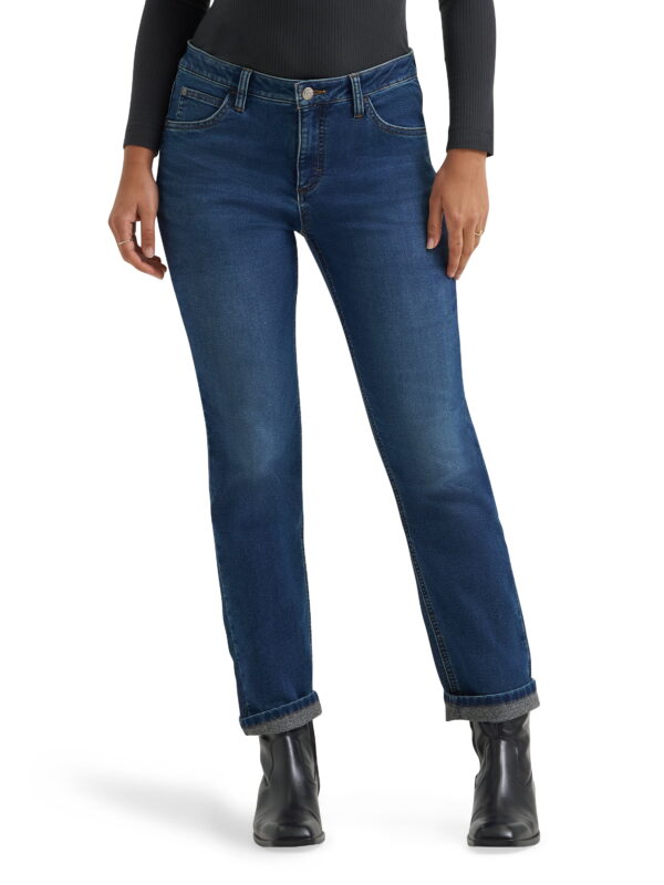 Lee® Women's Single Layer Warming Brushed Denim Jeans, Sizes 4-18