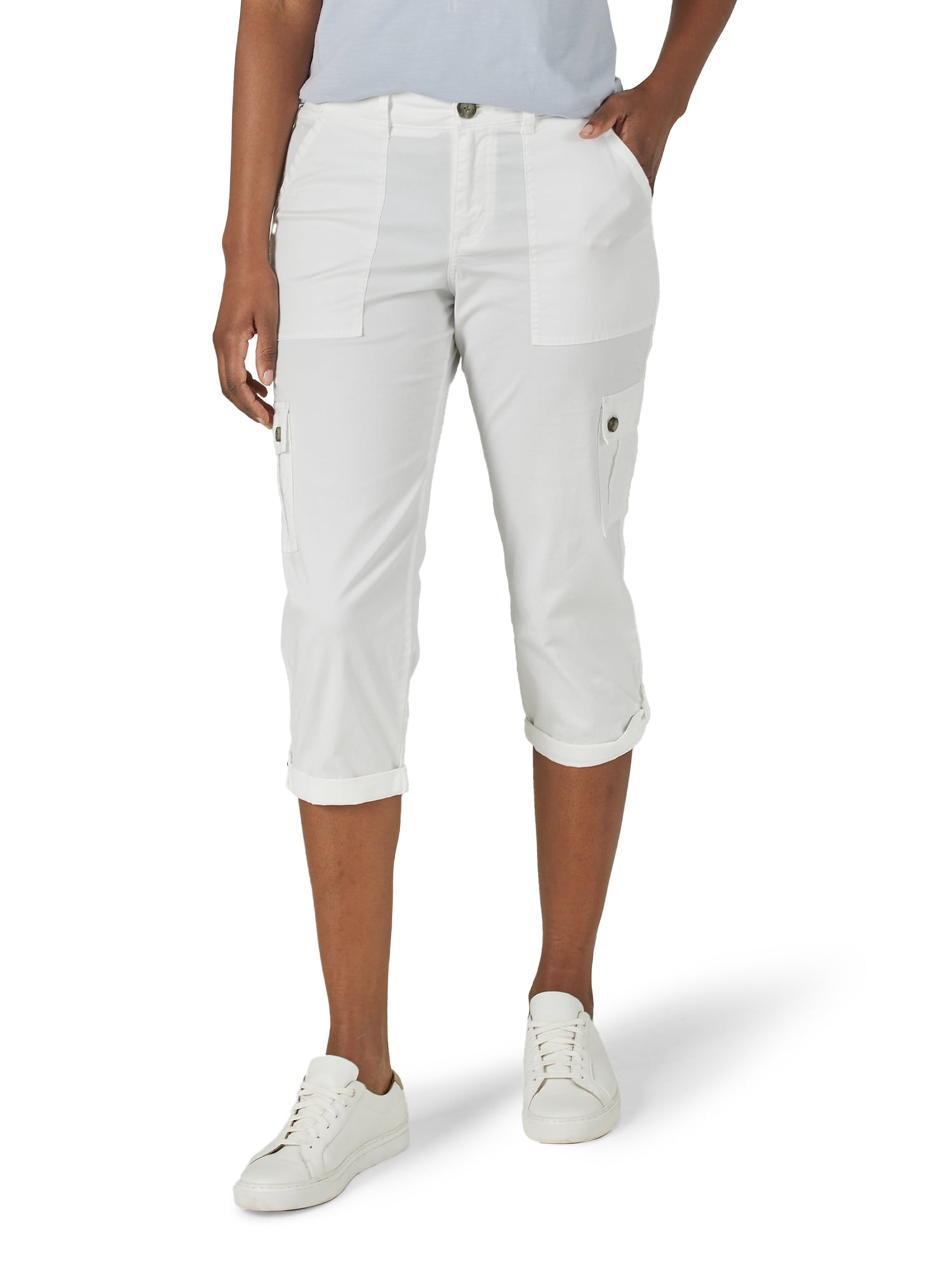 Lee Women's Flex to Go Mid Rise Capri Pants