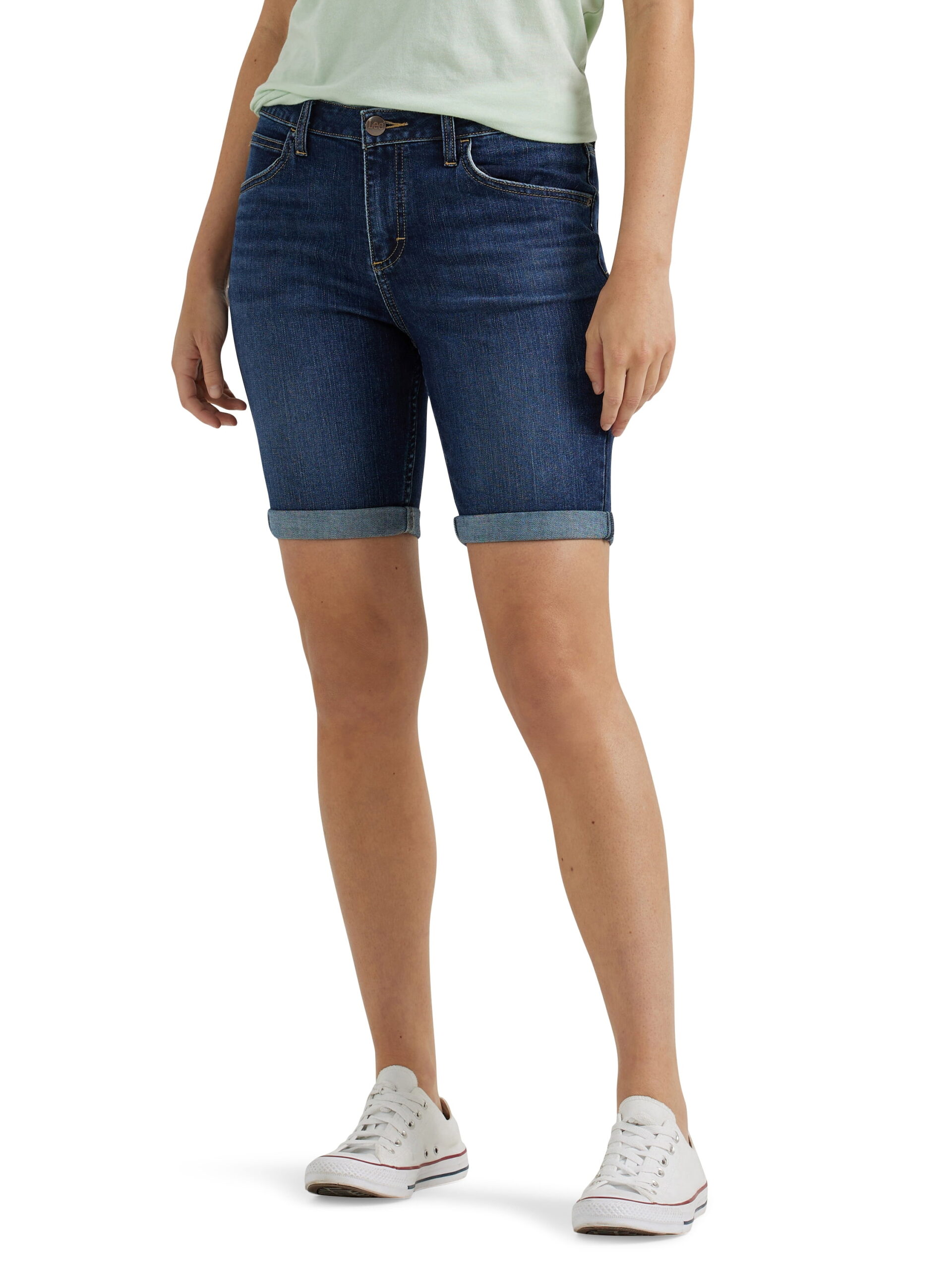 Lee® Women's Legendary Mid Rise Rolled Bermuda Short