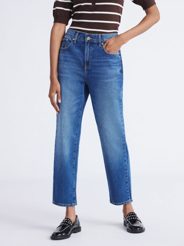 Free Assembly Women's Mid Rise Ankle Length Slim Jeans, 27" Inseam, Sizes 0-18