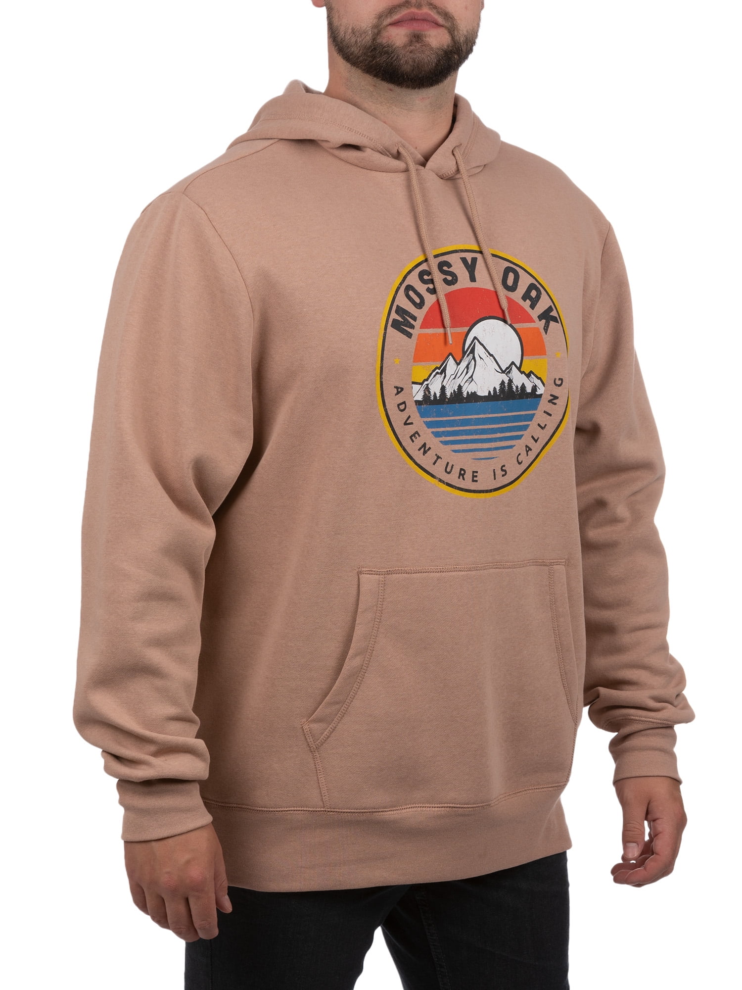 Mossy Oak Men's Graphic Hoodie with Long Sleeves