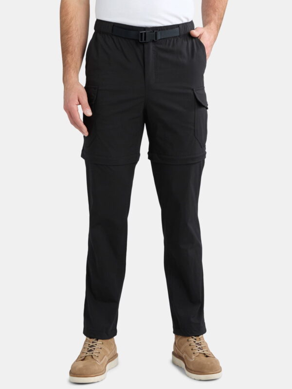 Ozark Trail Men's and Big Men's Zip Off Convertible Cargo Pants, Sizes 30-46
