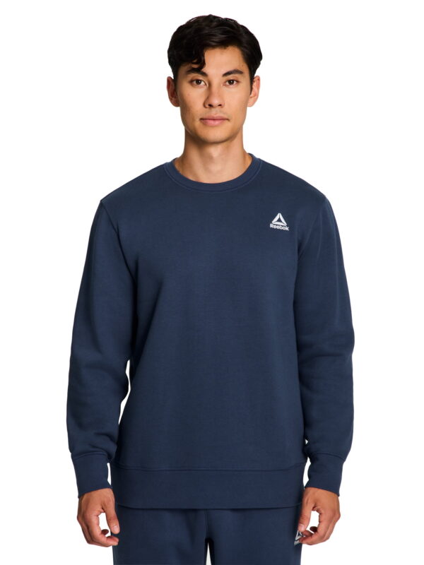Reebok Men's and Big Men's Logo Fleece Crewneck Sweatshirt, up to Sizes 5XL