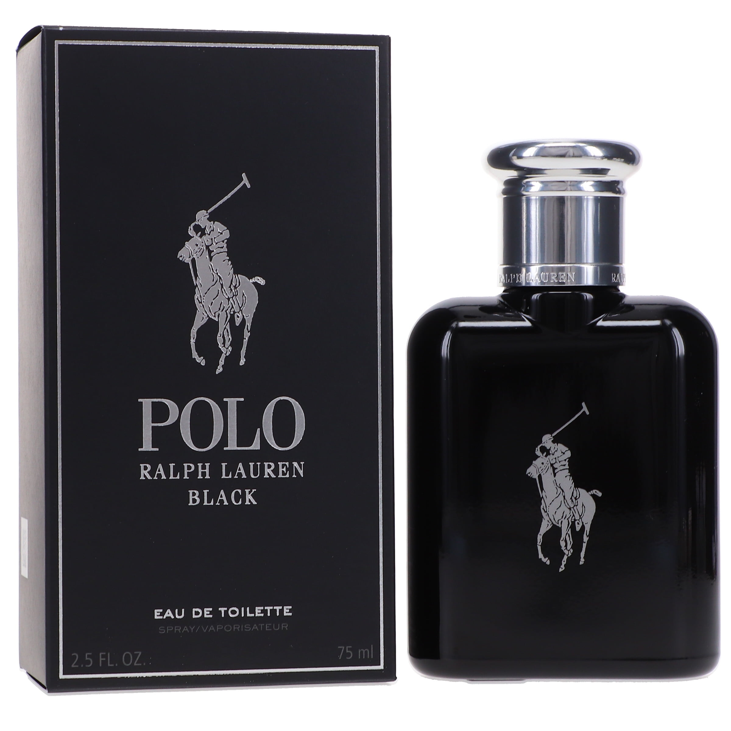 Ralph Lauren Polo Black Eau de Toilette, Cologne for Men, 2.5 fl oz