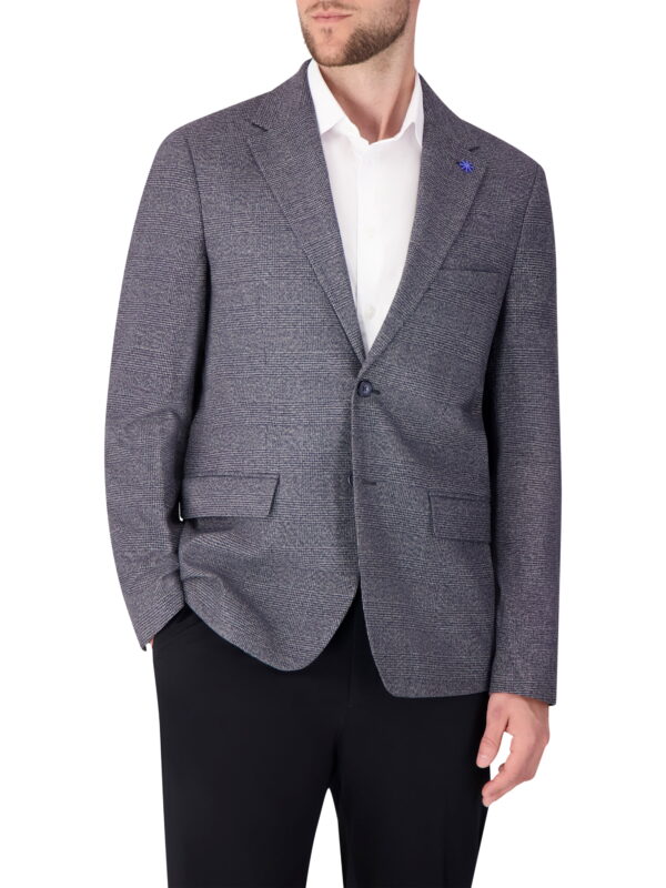 Report Collection Single Breast Full Lined Flat Pocket Woven Men's Jacket