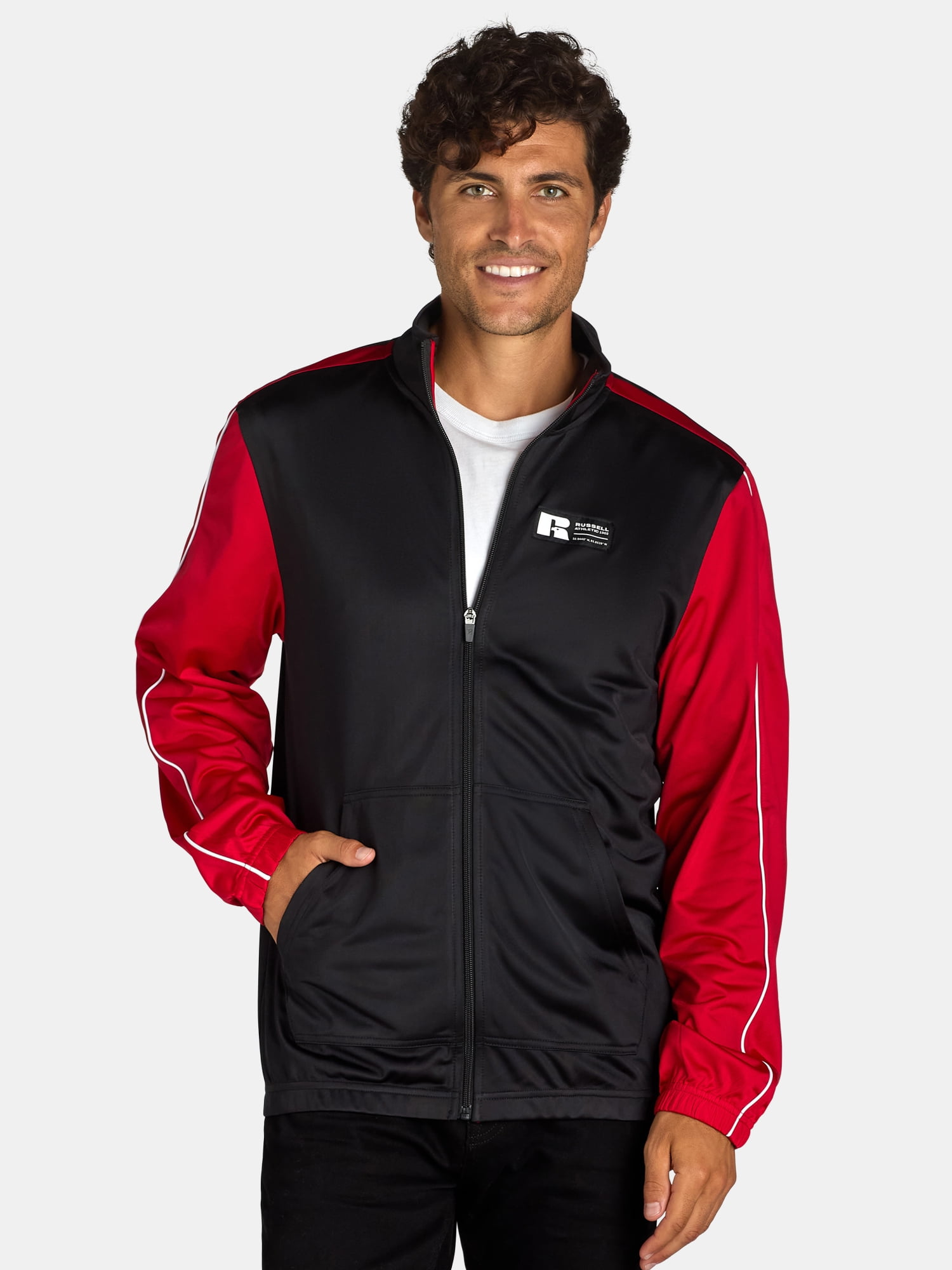 Russell Athletic Men's Polyester Tricot Jacket, Sizes S-2XL