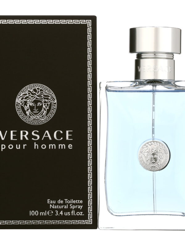 Versace Pour Homme Eau de Toilette ,Cologne Spray for Men 3.4 fl oz,