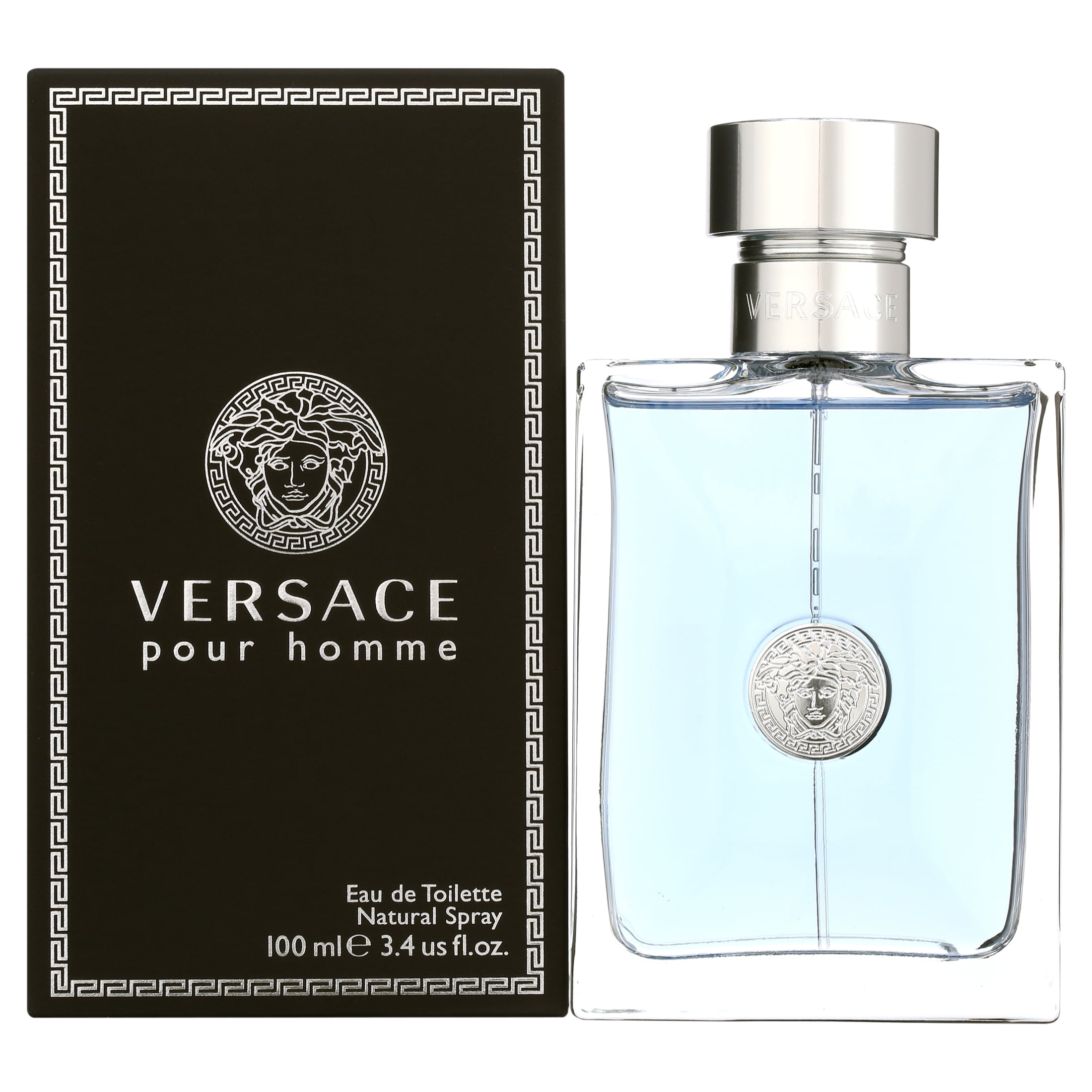 Versace Pour Homme Eau de Toilette ,Cologne Spray for Men 3.4 fl oz,