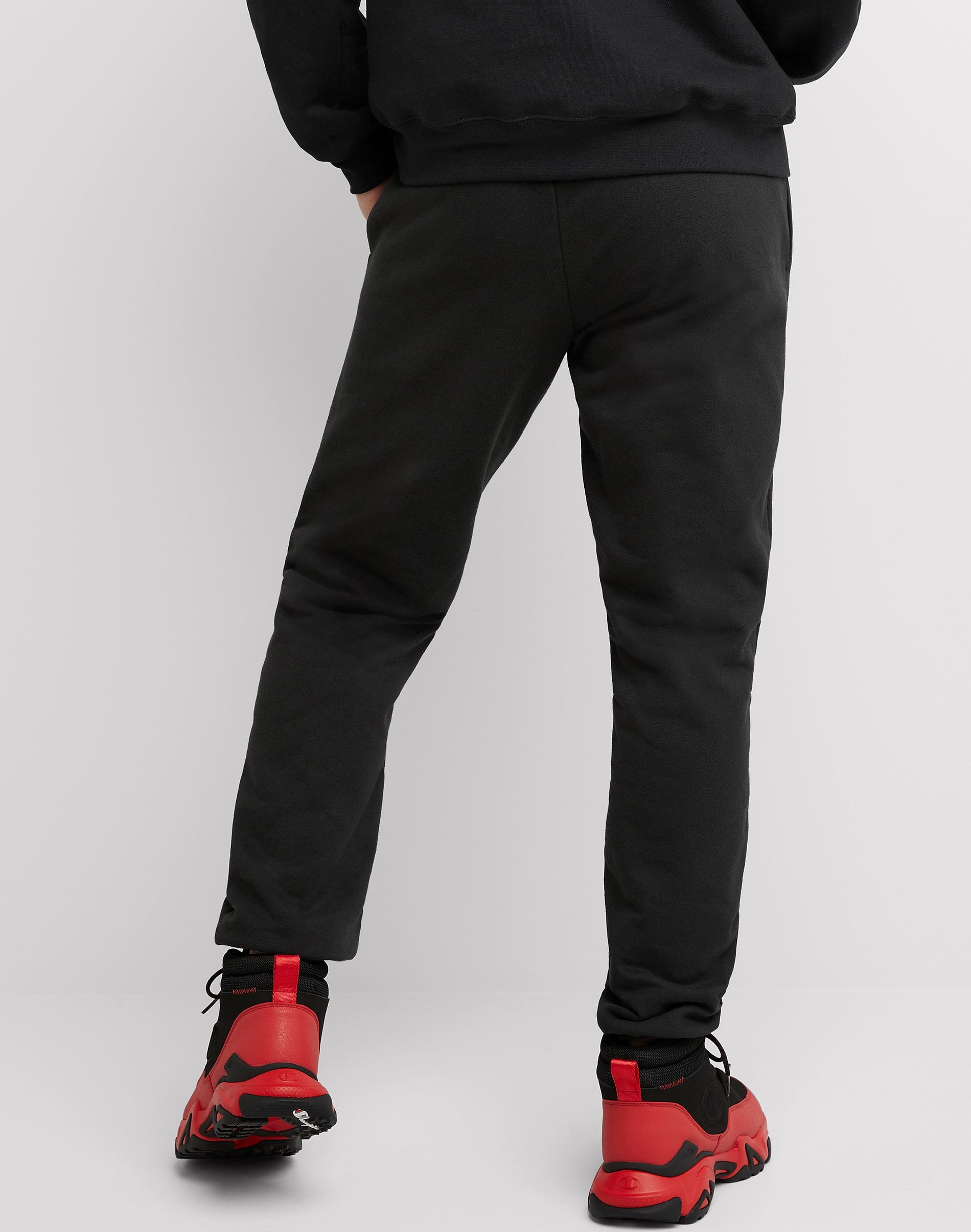 Hanes Sport Ultimate Men's Fleece Joggers, 32" Black L - Image 3