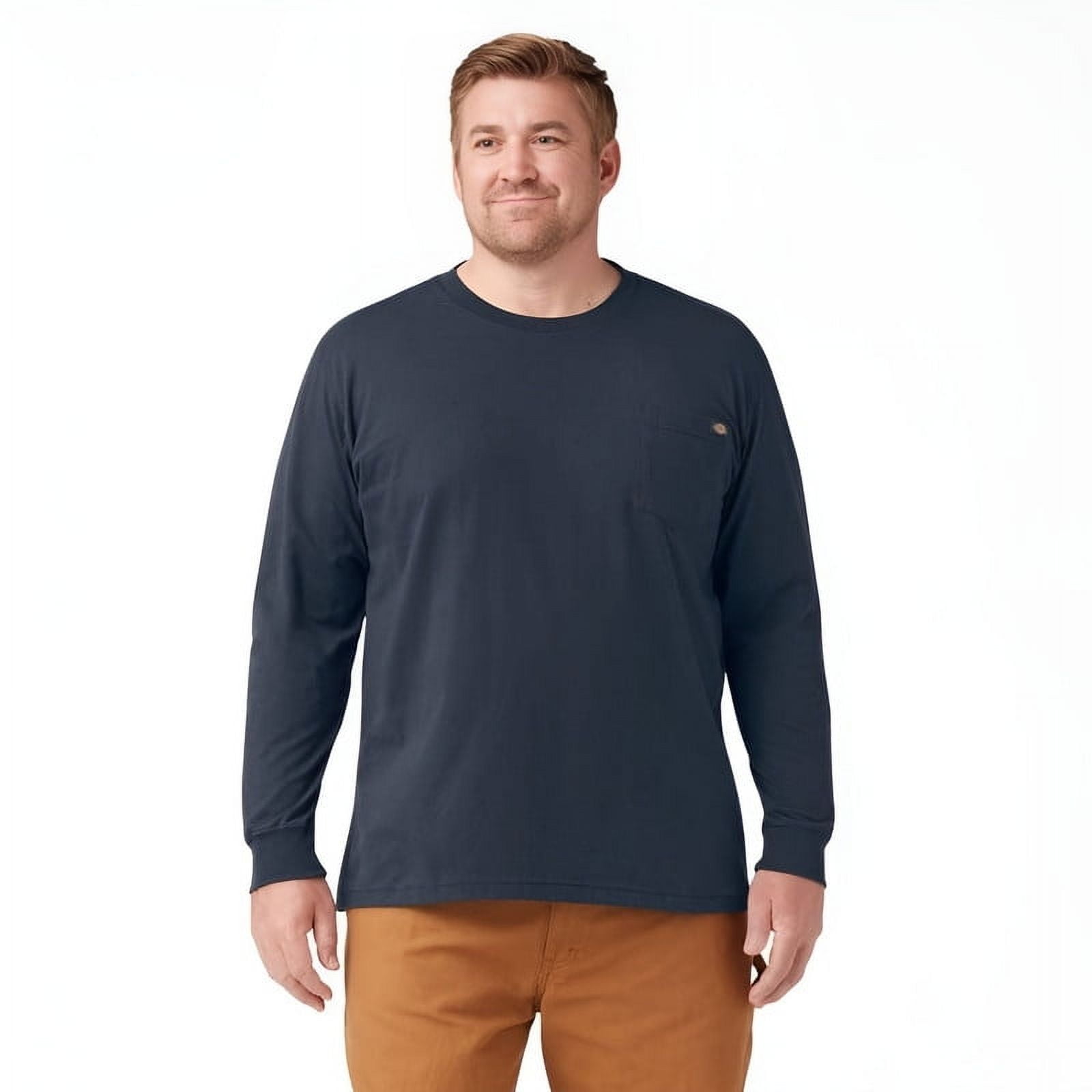 Dickies Men's and Big Men's Long Sleeve Heavyweight Pocket T-Shirt - Image 3
