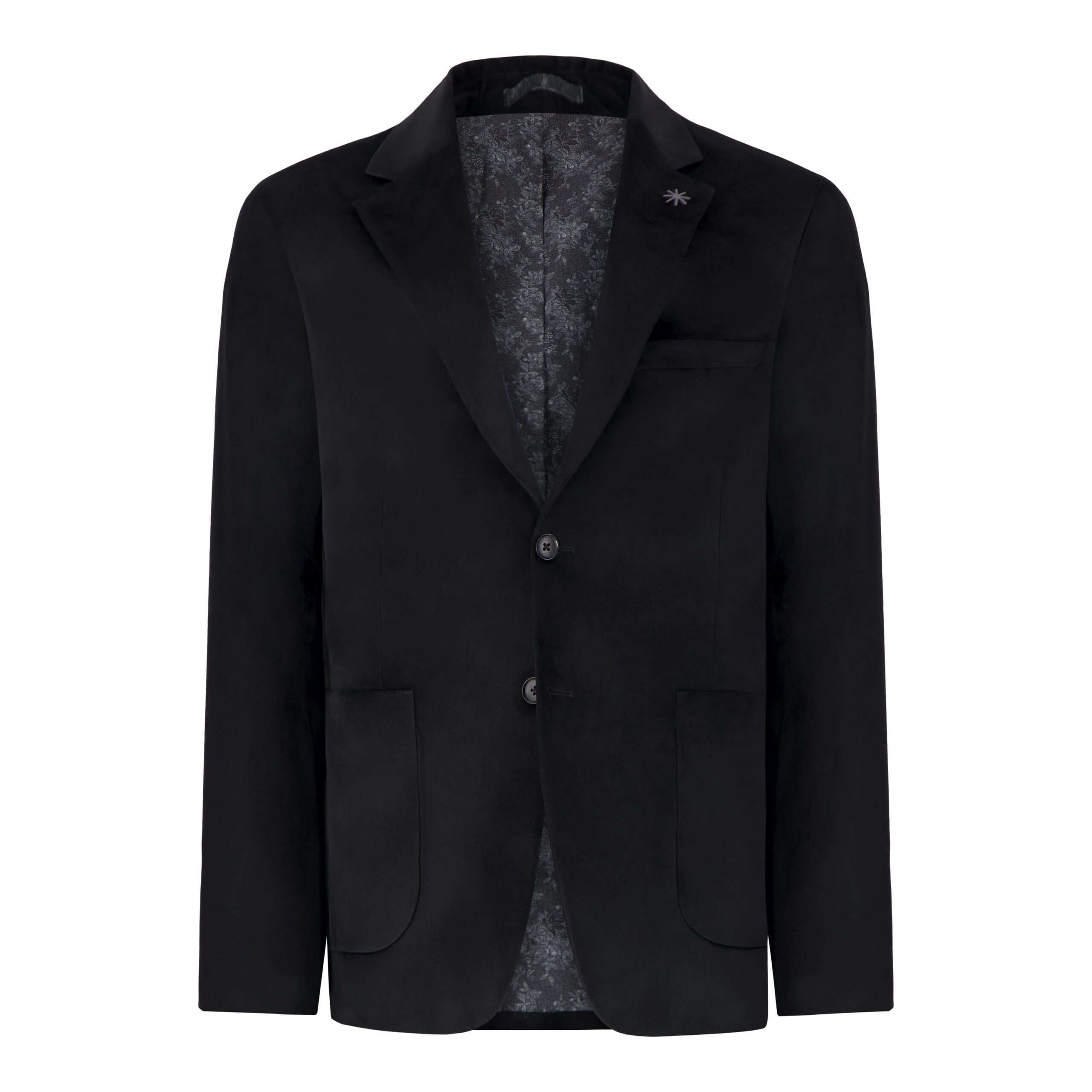 Report Collection Single Breast Full Lined Patch Pocket Woven Men's Jacket - Image 4