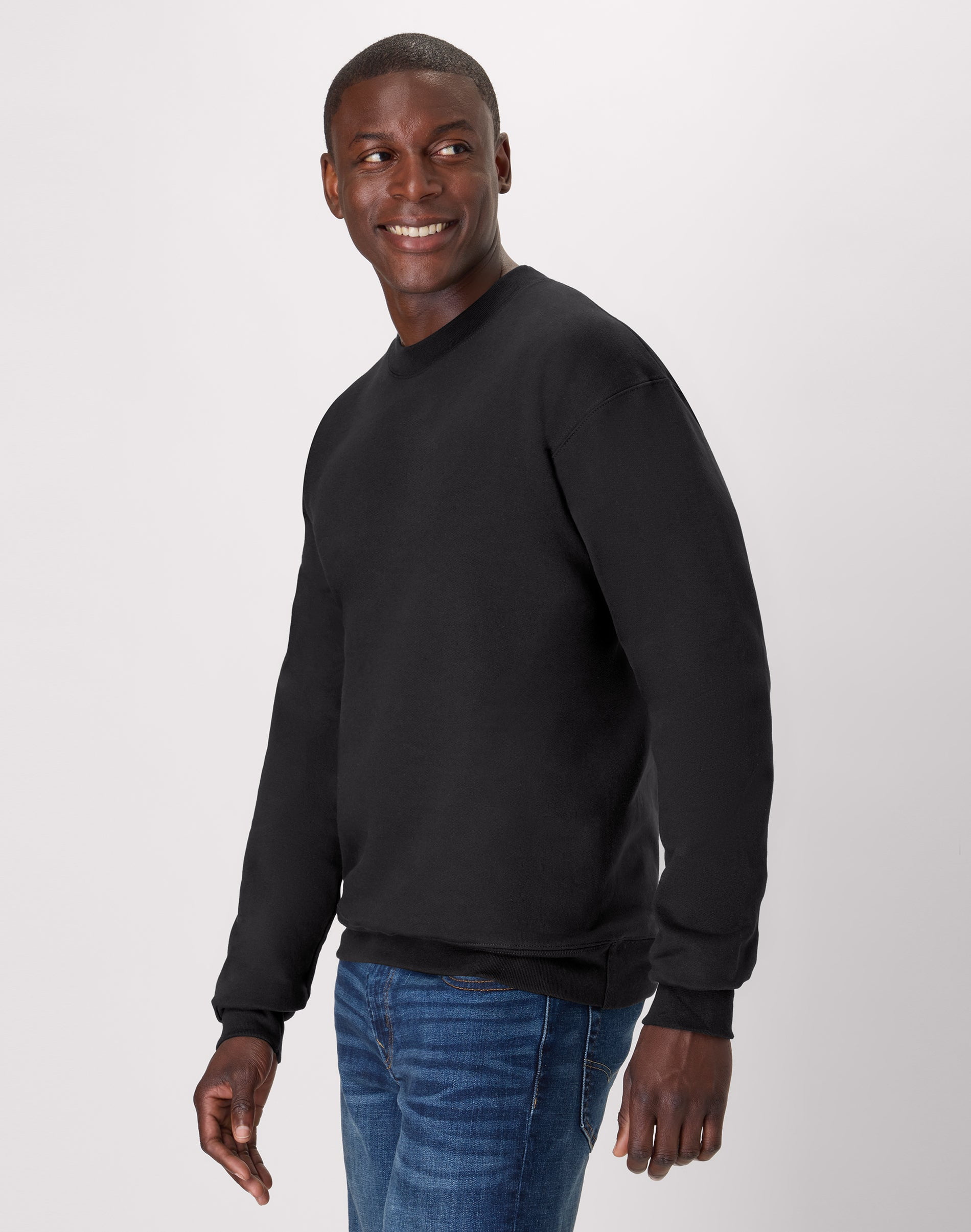 Hanes Ultimate Men's & Big Men's Heavyweight Fleece Crewneck Sweatshirt, Sizes S-3XL - Image 4