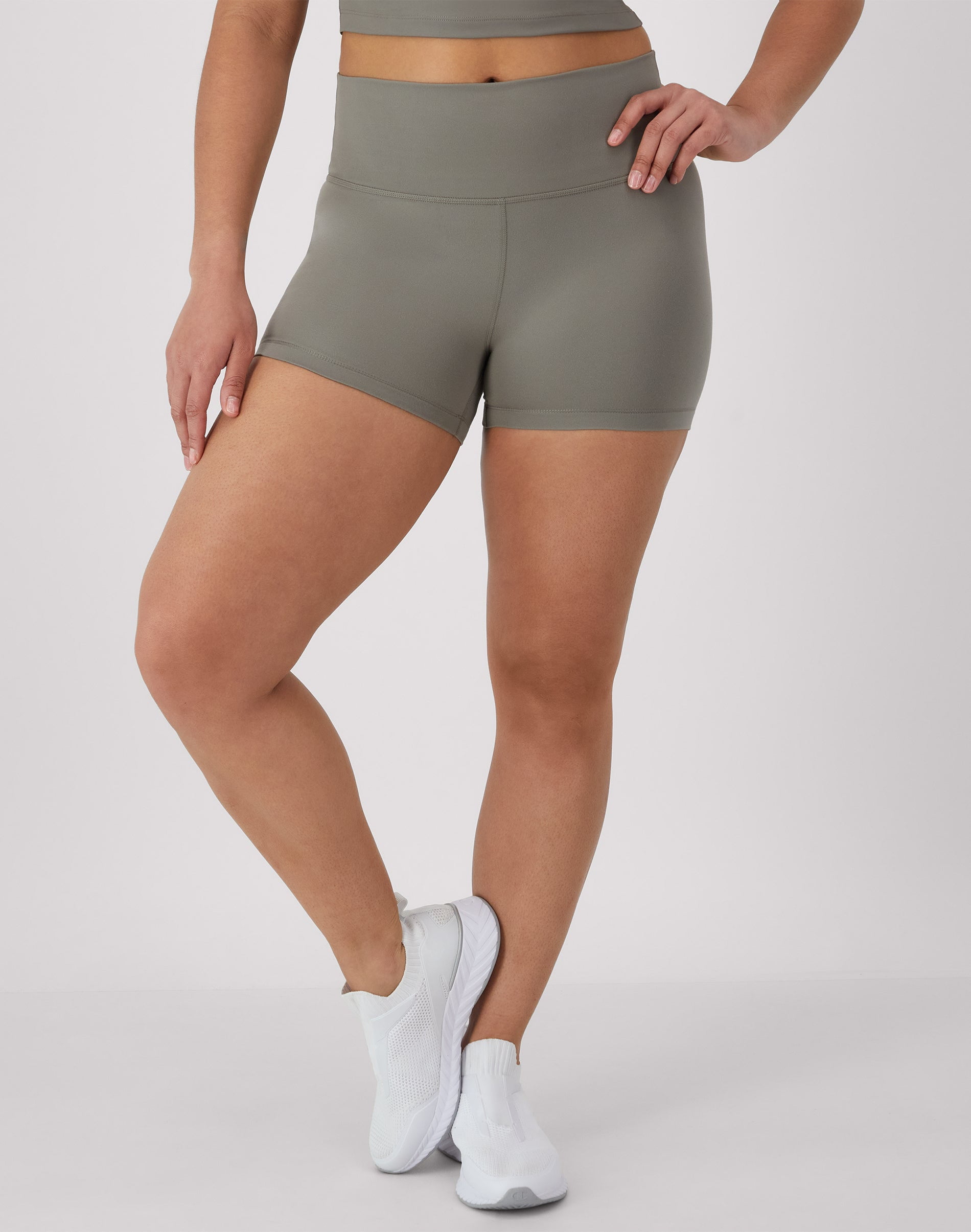 Hanes Moves Women's Leak Protection Bike Shorts, 3" Cool Grey M - Image 7