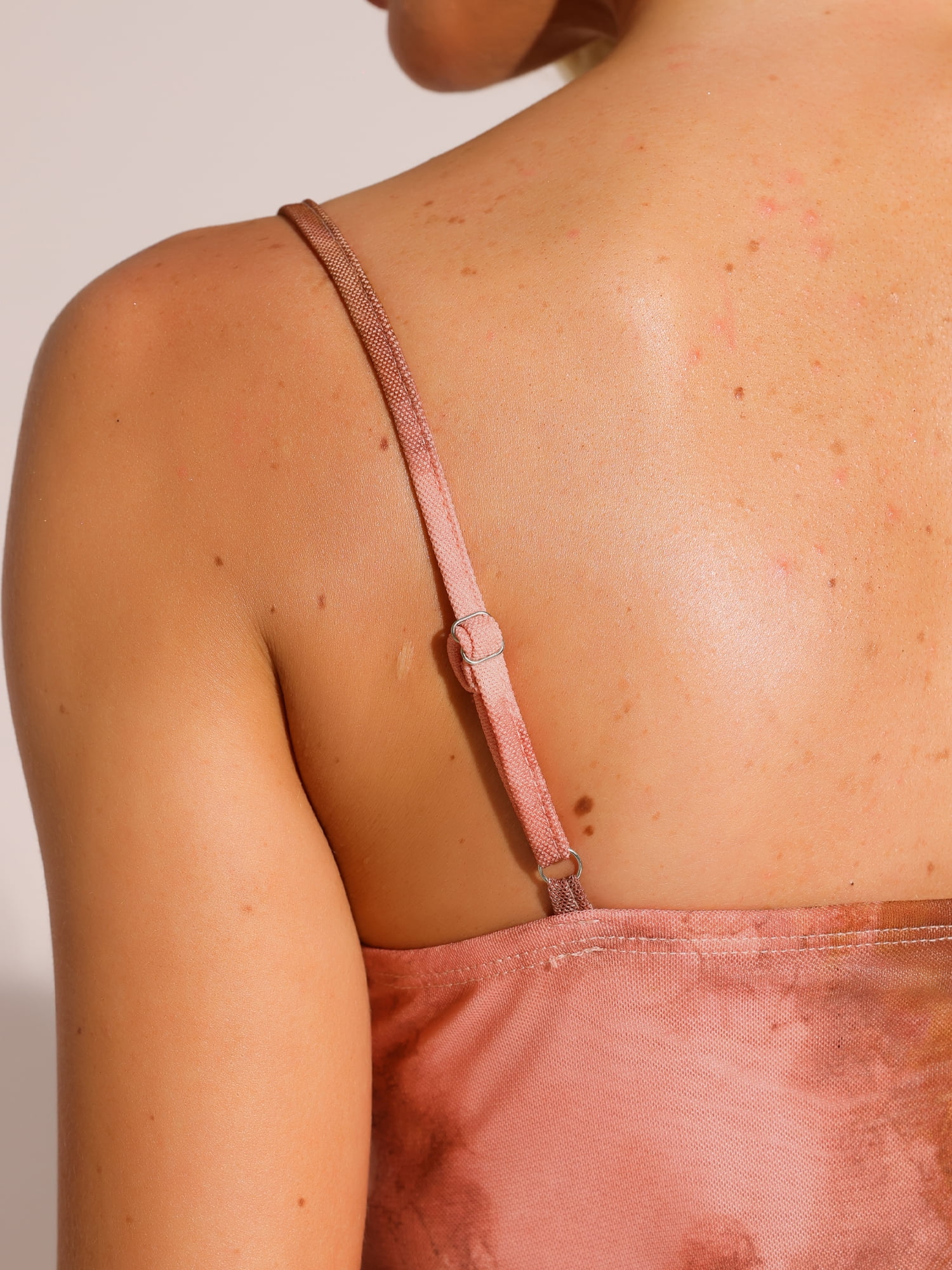 DARING DIVA Floral Spaghetti Ruched Bust Boho Dress XS Brick red - Image 5