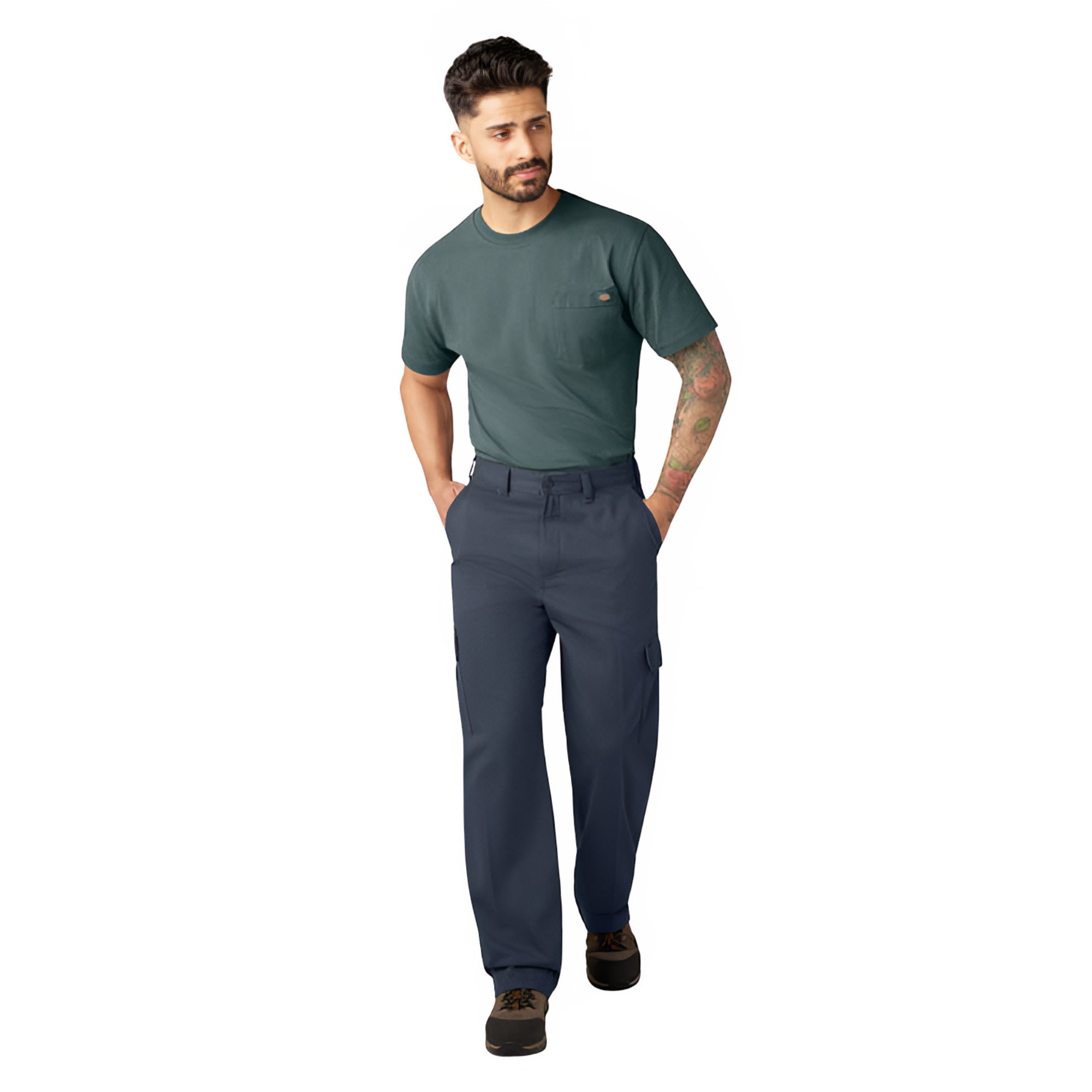 Dickies Men's and Big Men's Loose Fit Straight Leg Work Cargo Pants - Image 2