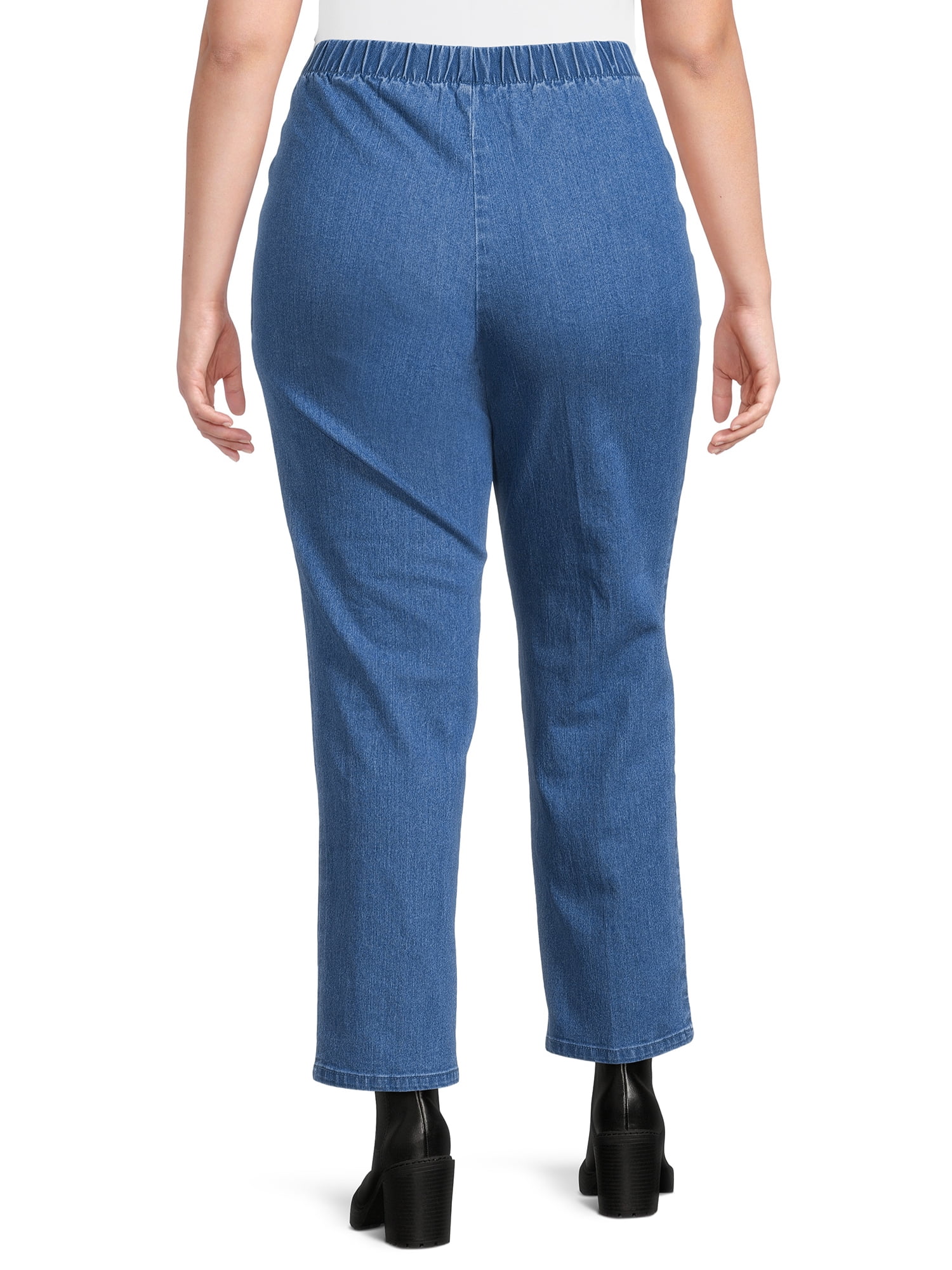 (2 pack) JMS Just My Size by Hanes Women's Plus Size 2 Pocket Pull On Pants, Single and 2 Pack - Image 6