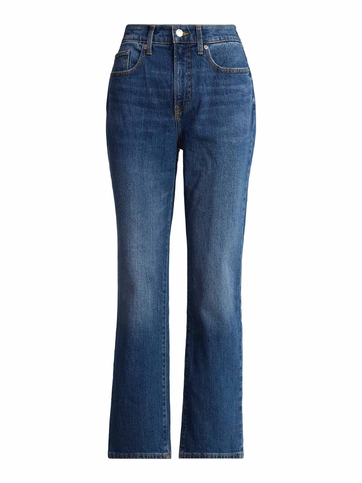 Free Assembly Women's and Women's Plus High Rise Straight Jeans, 30" Inseam, Sizes 0-26W - Image 5