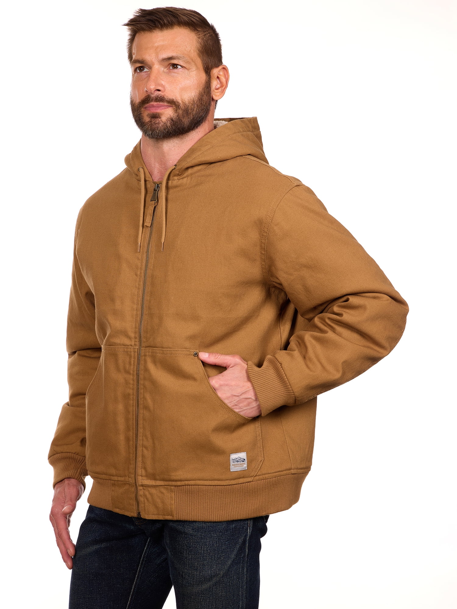 Bass Creek Outfitters Men's Duck Canvas Sherpa Lined Jacket, Sizes M-3XL - Image 2