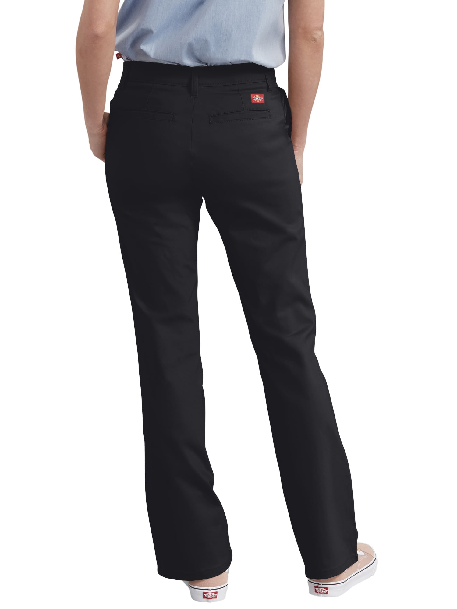 Dickies Women's Slim Fit Boot Cut Stretch Twill Pant - Image 2