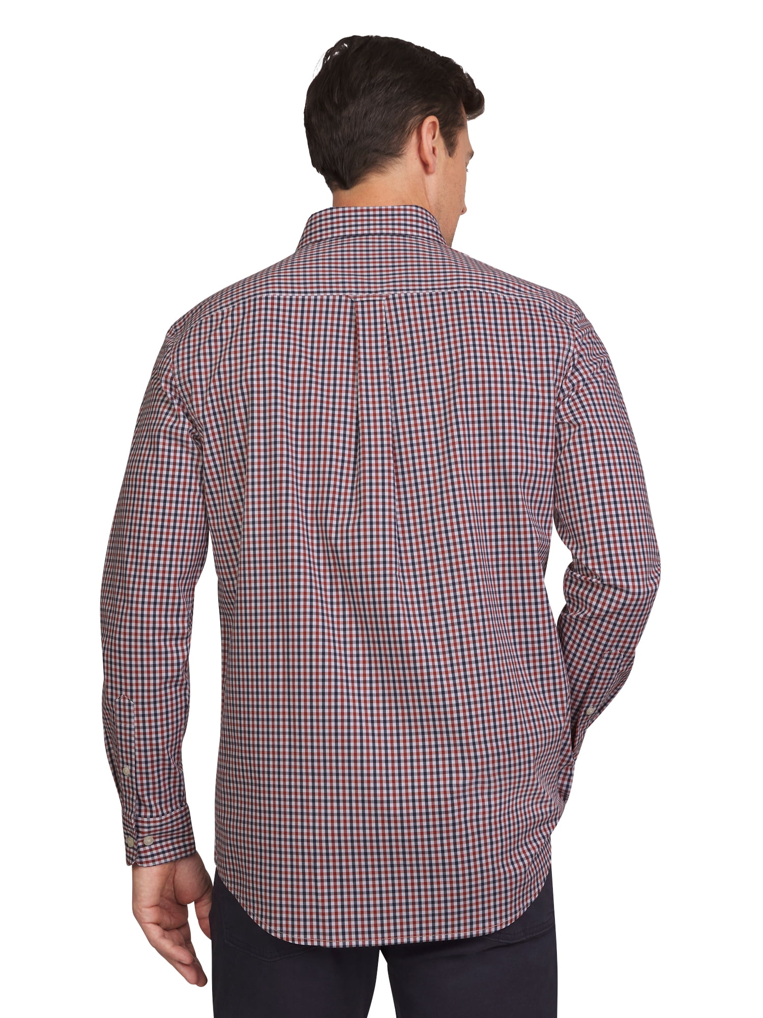 Chaps Men's & Big Men's Classic Long Sleeve Stretch Button-Down Shirt, Sizes S-2XL - Image 2