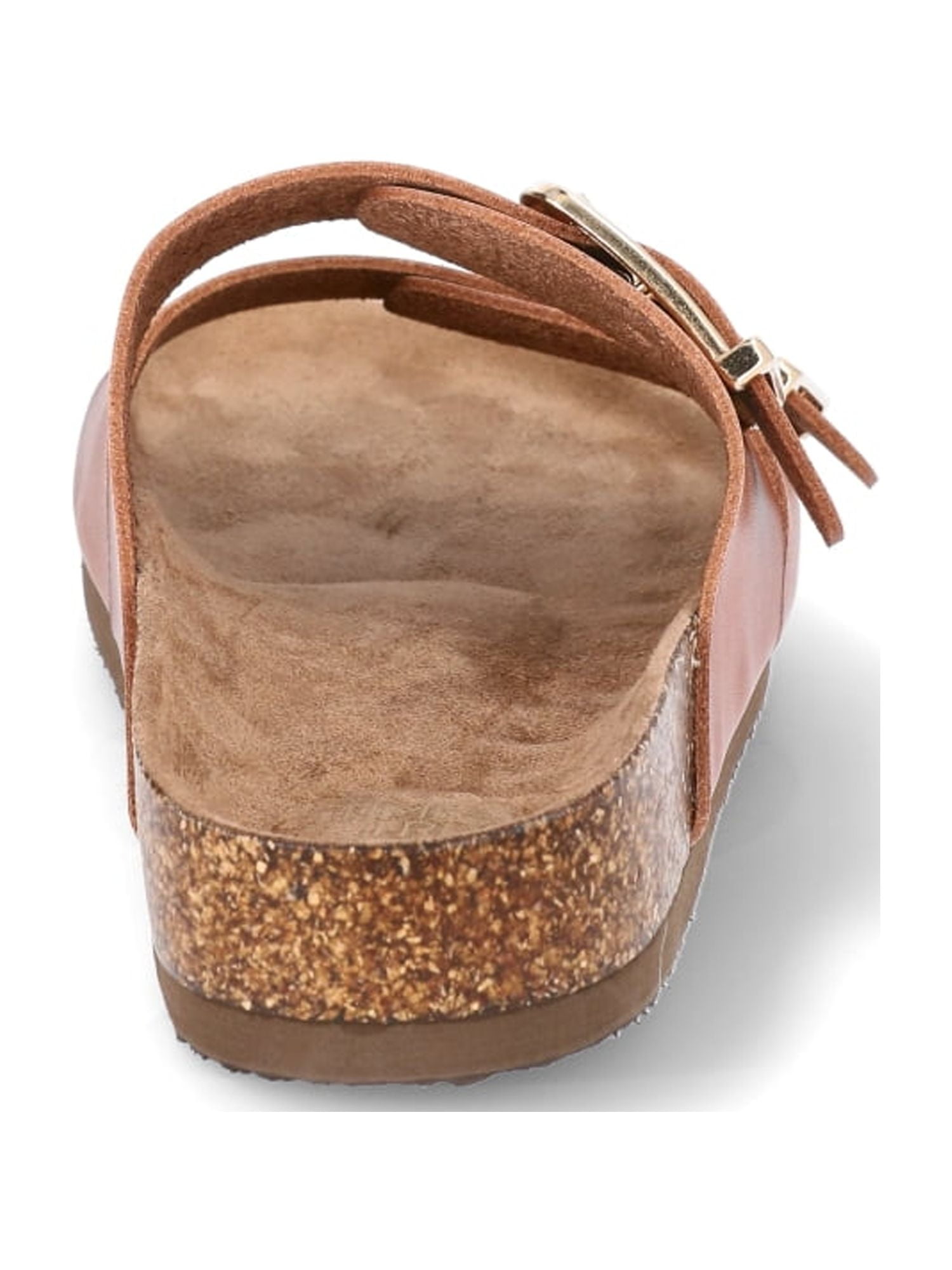 Time and Tru Women's Footbed Slide Sandals, Wide Width Available - Image 3