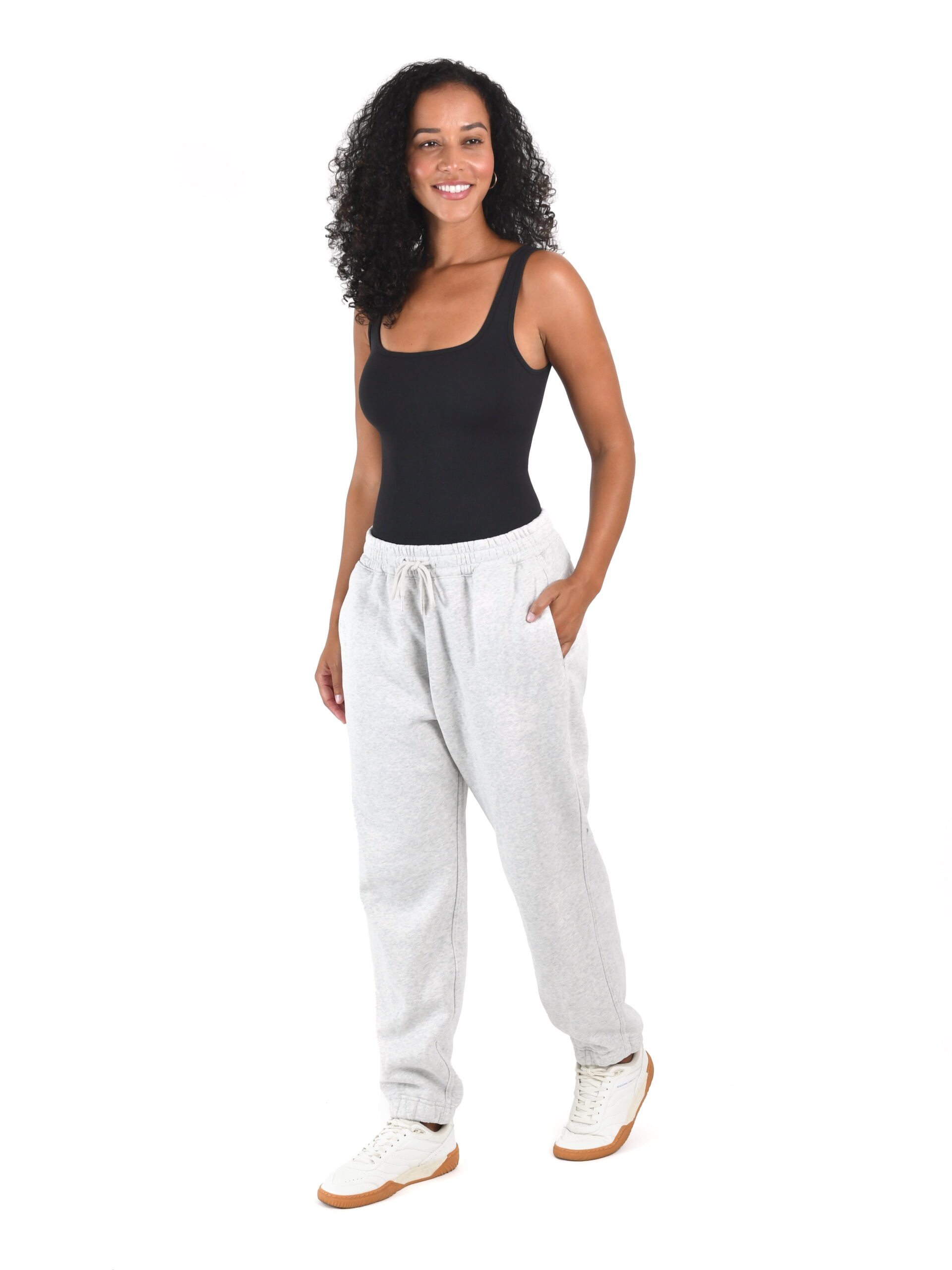 Joyspun Women's Seamless Slimming Square Neck Tank Bodysuit, 2-Pack, Sizes S-3XL - Image 4