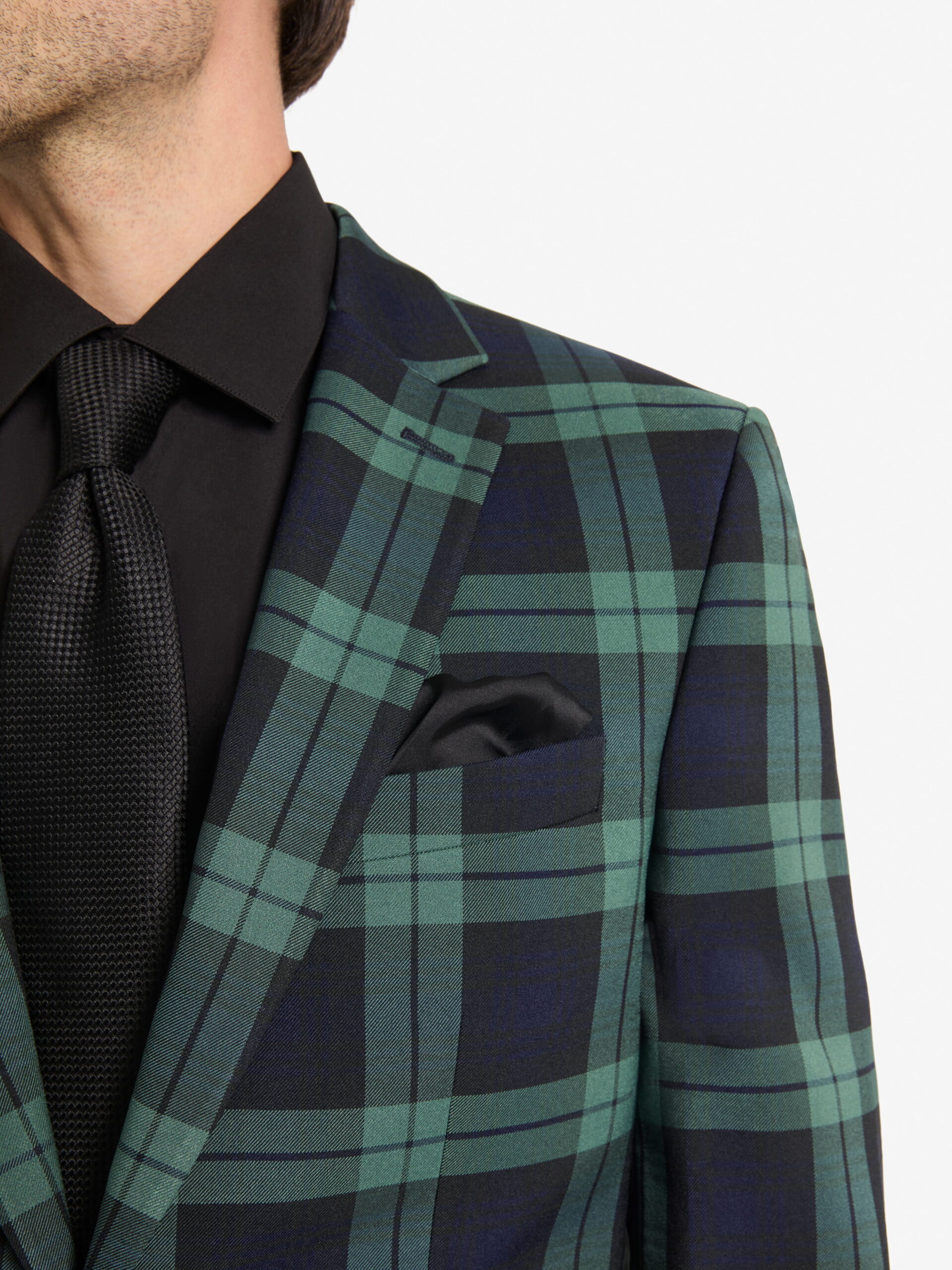 Chaps Men's Holiday Blackwatch Blazer, Sizes 40R-52R - Image 4