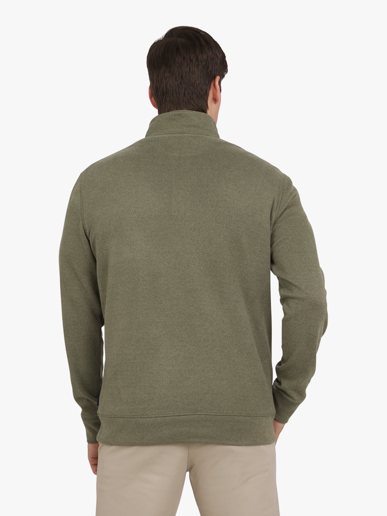 Chaps Men's & Big Men's Mini Ottoman Quarter Zip Sweater, Sizes S-3XL - Image 7