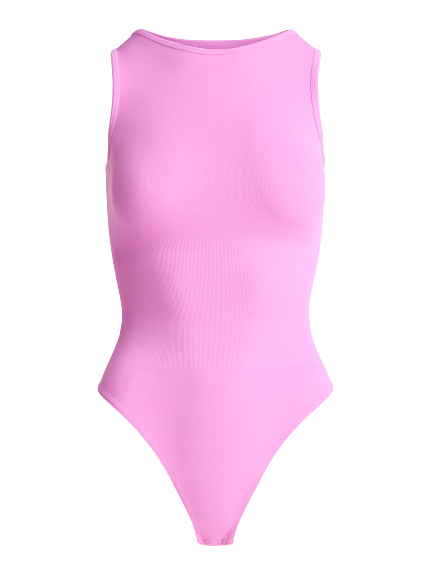 Joyspun Women's Seamless Slimming High Neck Bodysuit, 2-Pack, Sizes XS-XXXL - Image 3