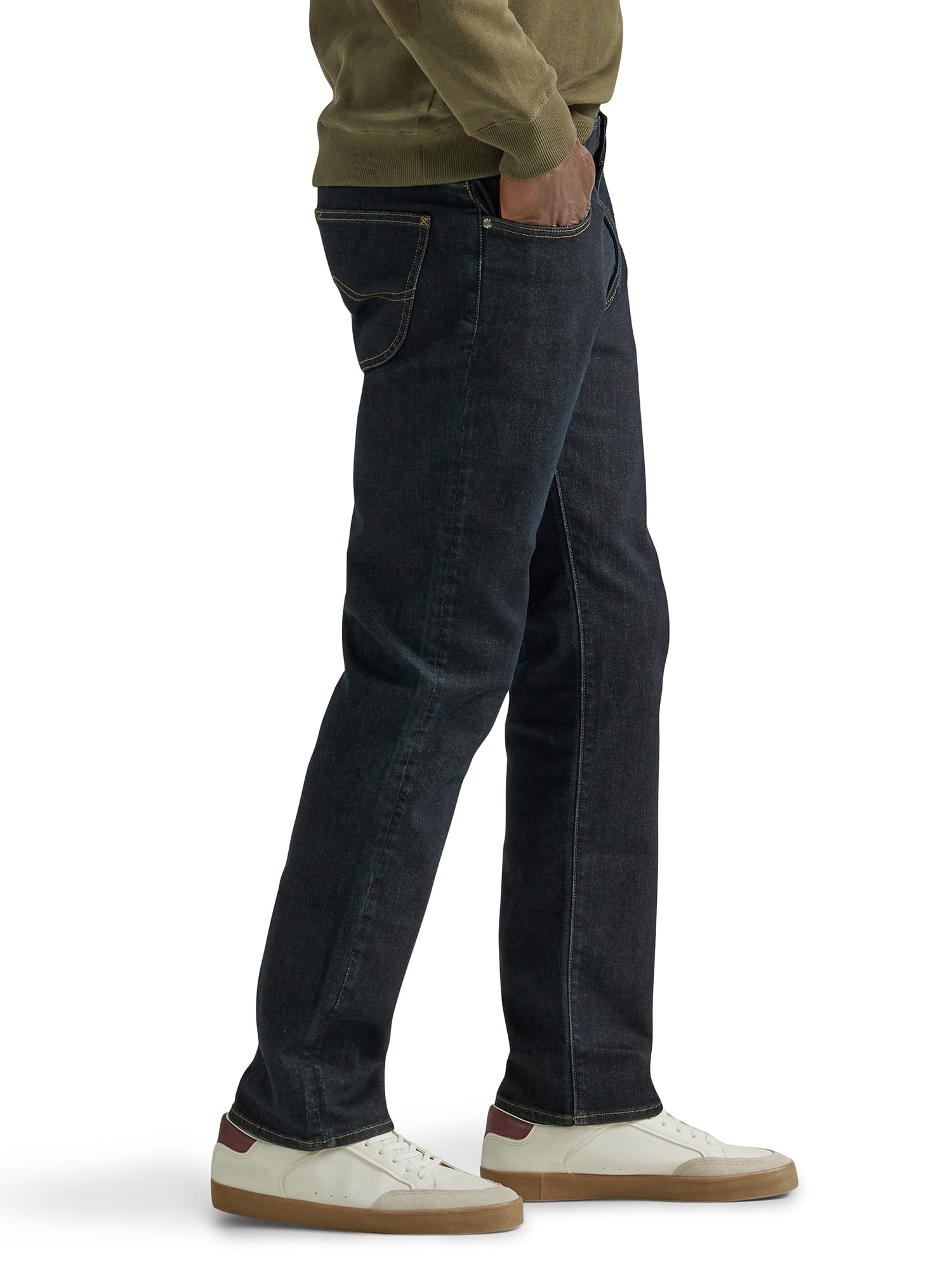 Lee Men’s and Big Men’s Extreme Motion Straight Fit Tapered Leg Jeans - Image 3