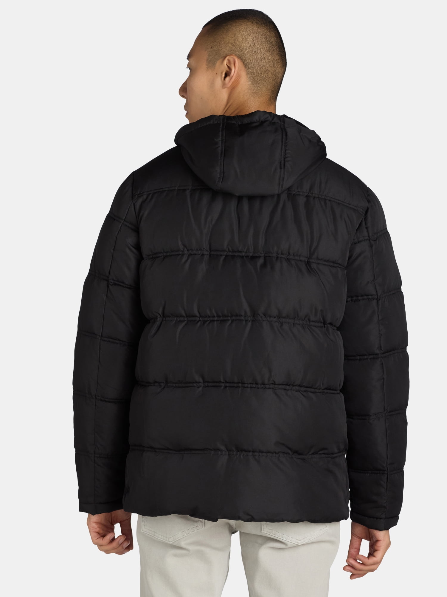 Big Chill Men’s Quilted Puffer Coat with Hood, Sizes M-XXL - Image 3
