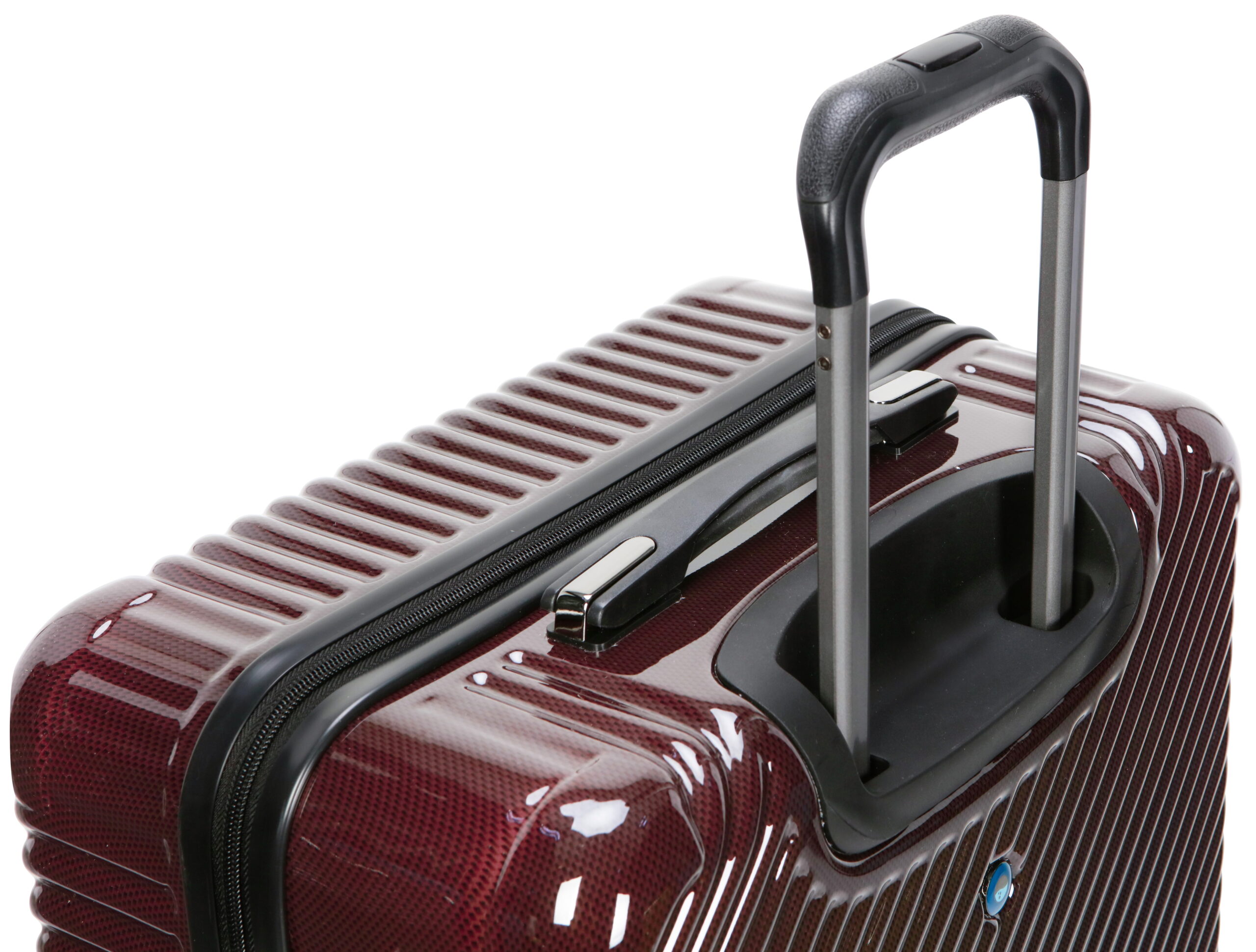 Ecotech Veer 24-inch Hardside Travel ABS Checked Luggage, Chocolate - Image 3