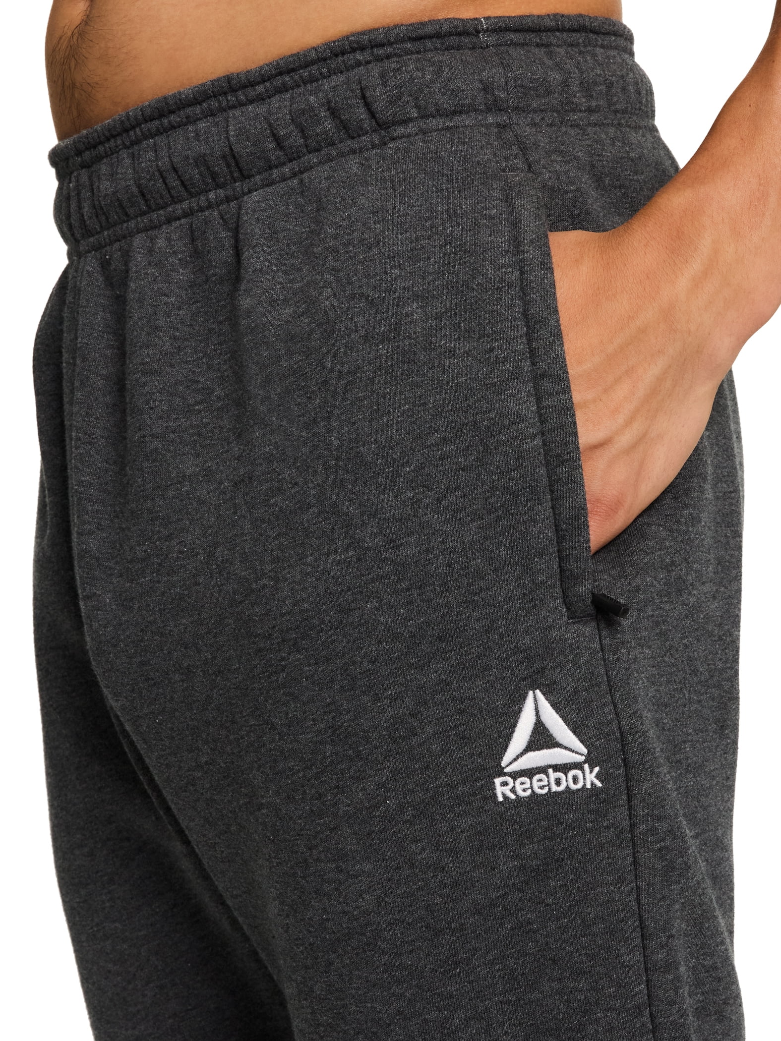 Reebok Mens and Big Mens Logo Fleece Jogger Sweatpants, Sizes XS-5XL - Image 2