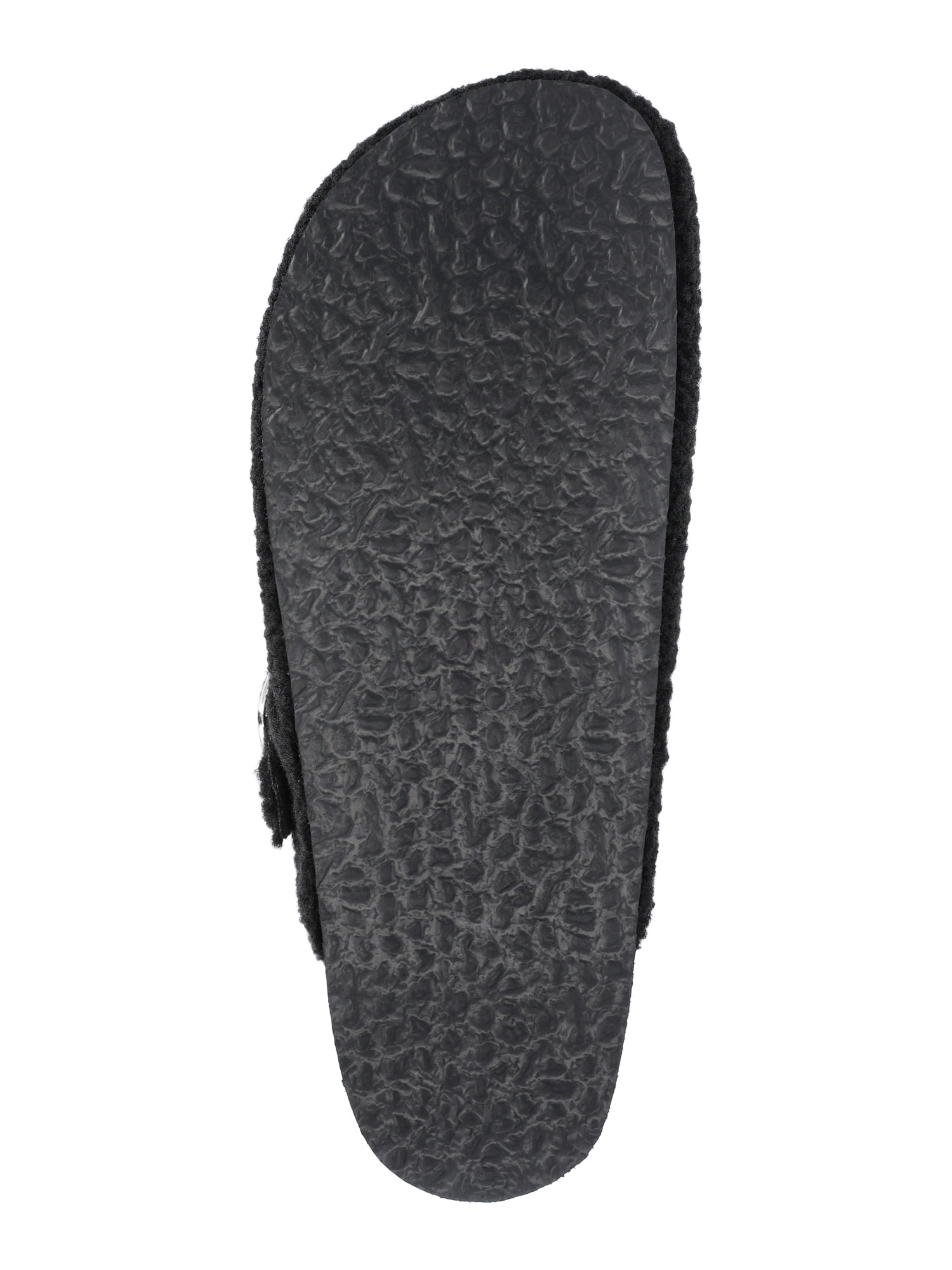 Time and Tru Women's Faux Shearling Buckle Clogs - Image 5