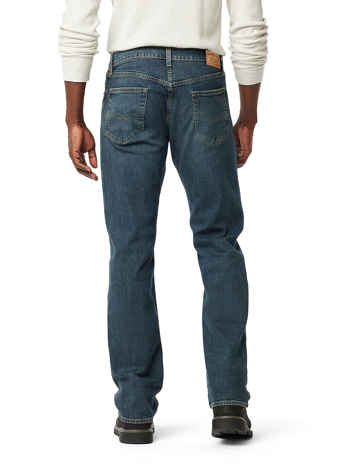 Levi Strauss Signature Men's and Big and Tall Relaxed Fit Jeans - Image 3