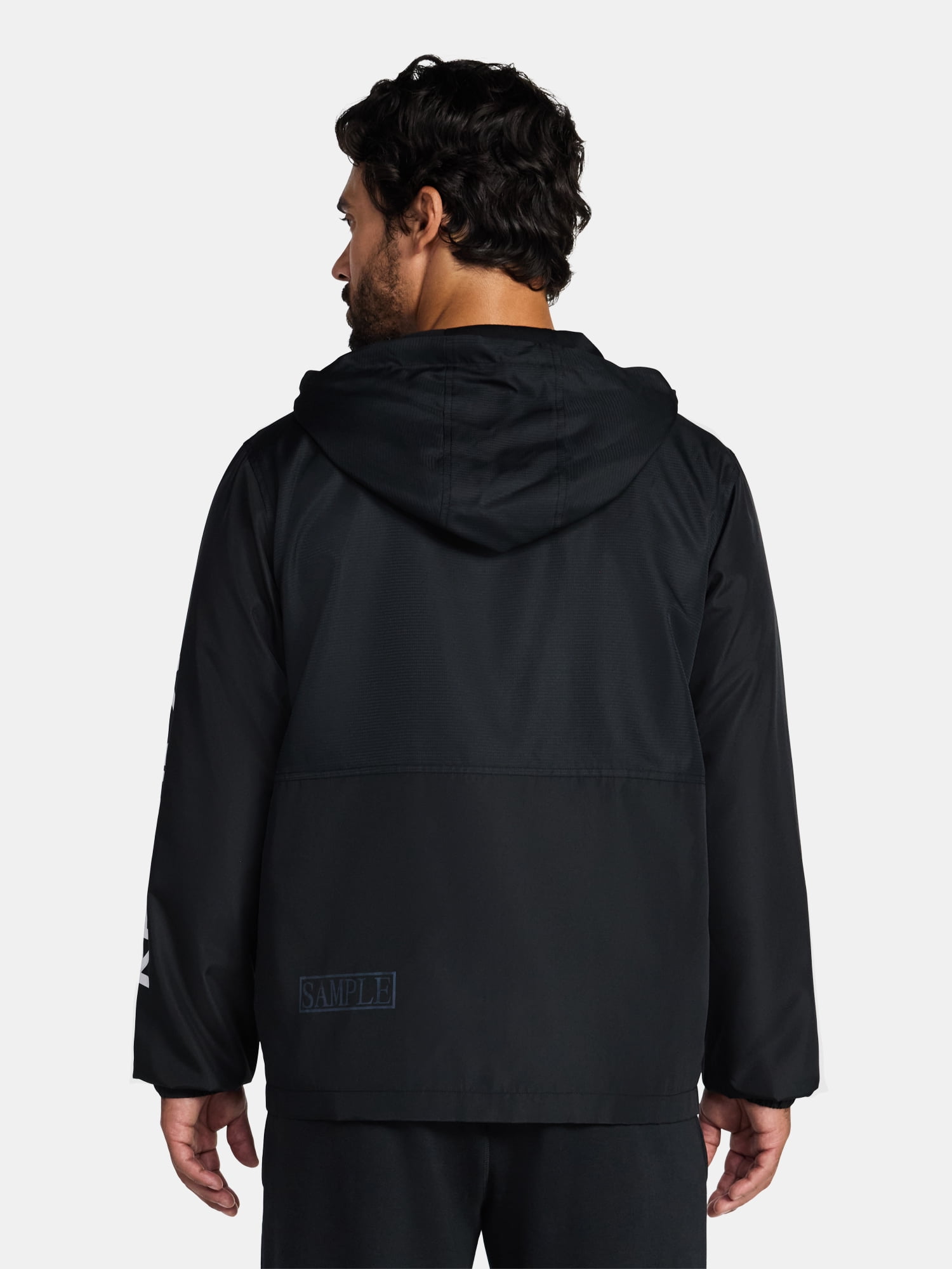 Reebok Men and Big Men's Jersey Lined Windbreaker Jacket with Hood, Lightweight, Sizes S-3XL - Image 4