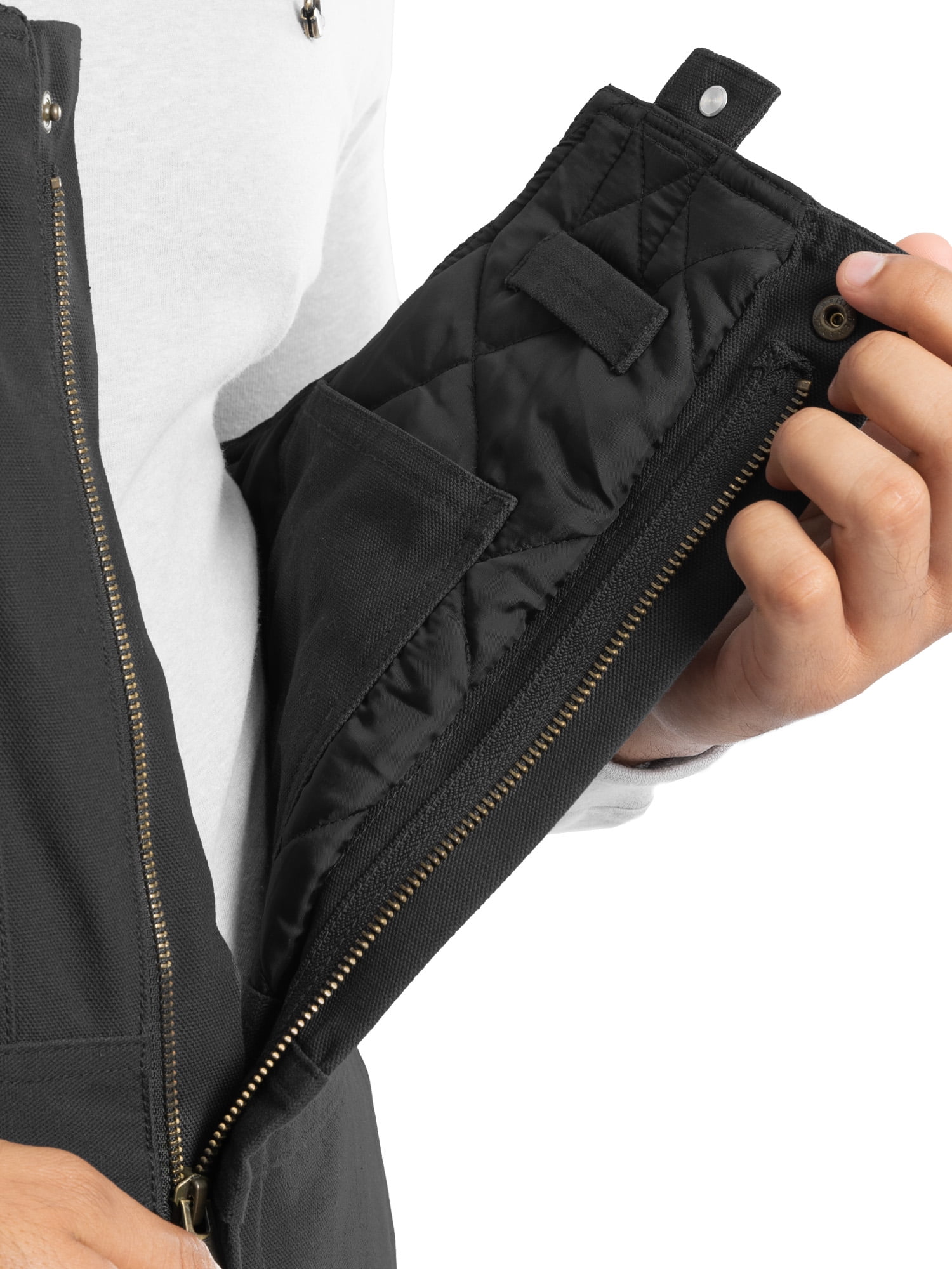 Wrangler Workwear Men's Insulated Heavy Duty Flex Duck Work Bib Overall, Size S-3XL - Image 7