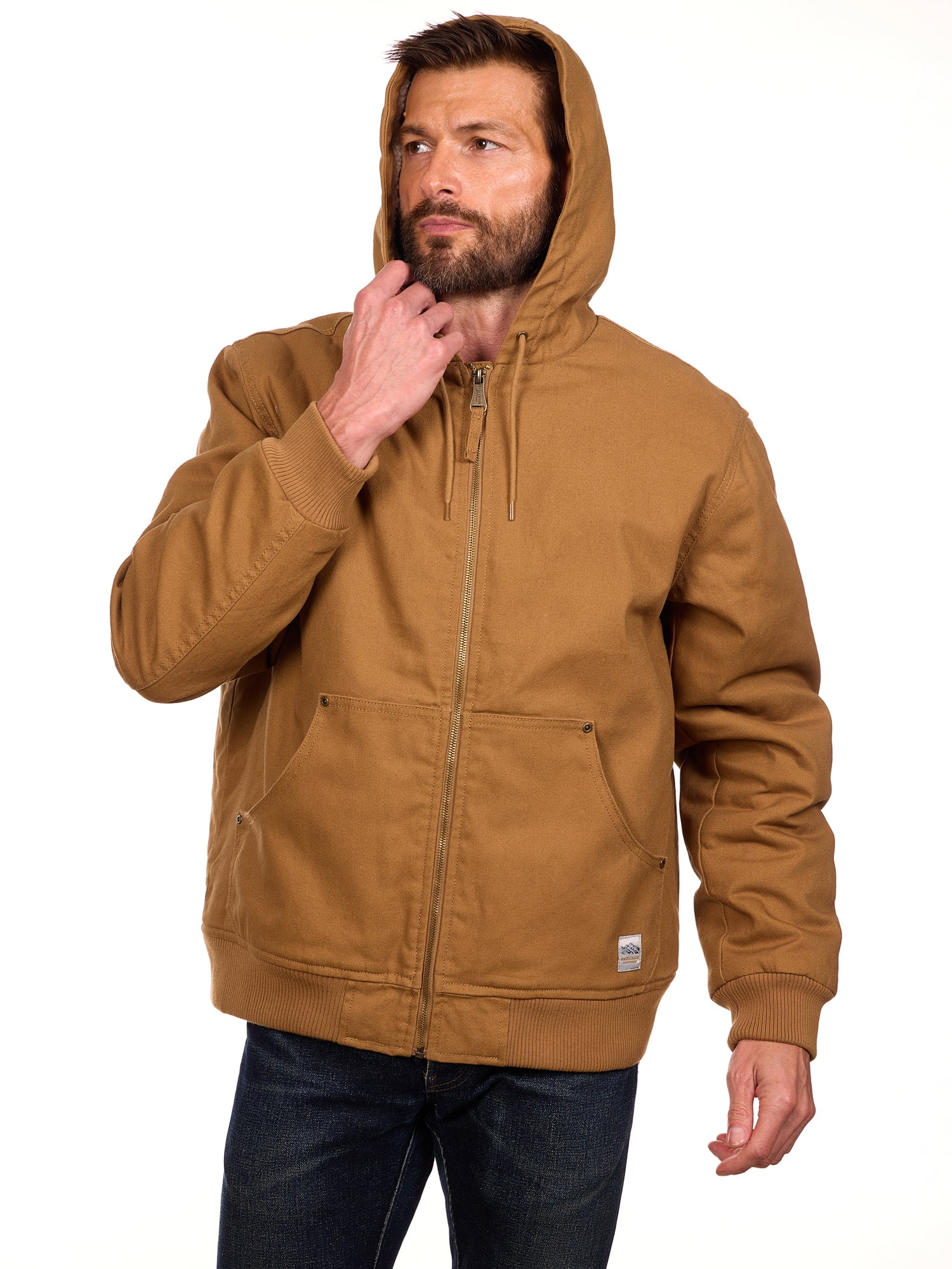 Bass Creek Outfitters Men's Duck Canvas Sherpa Lined Jacket, Sizes M-3XL - Image 7